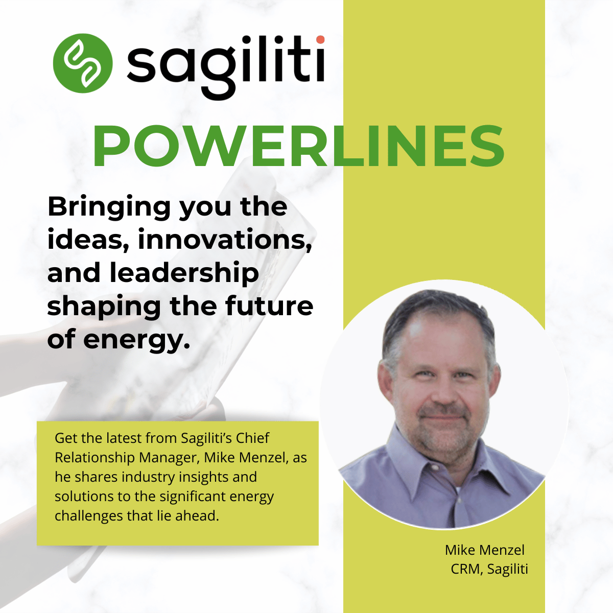 Sagiliti Speaks Mike Menzel article - Beyond the Bill: Navigating the New Era of Energy Costs